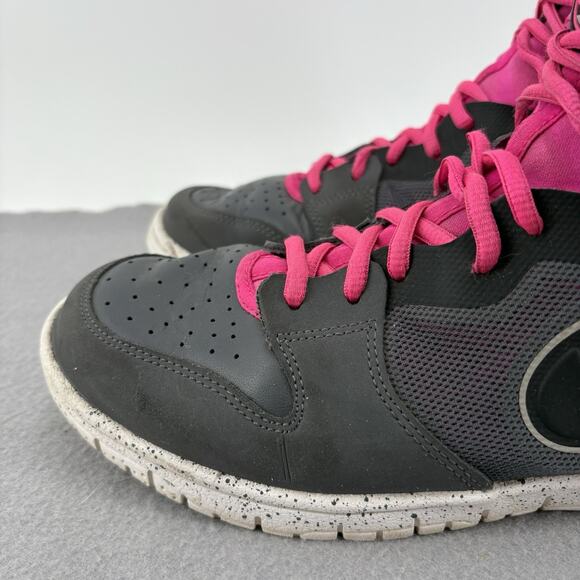 Nike Dunk Free Mens 8.5 Dark Grey/Hot Pink Basketball Sneakers 599466-002 - Picture 3 of 13